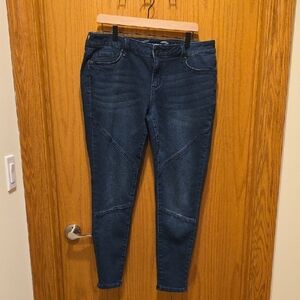 Seven7 Dark Indigo Skinny Jeans